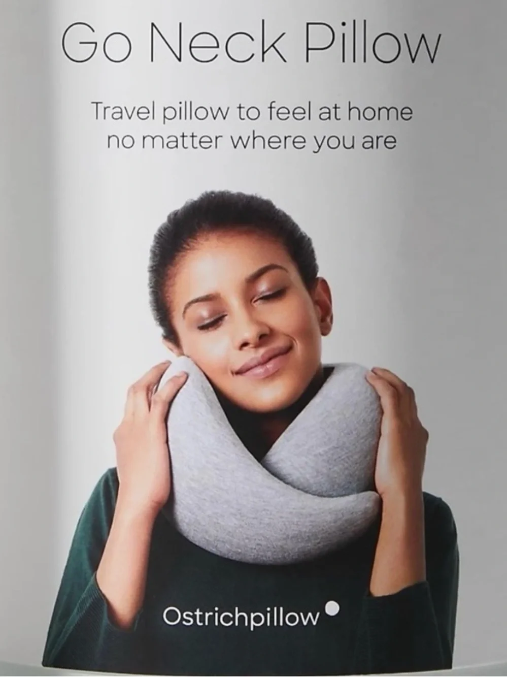 Go Neck Pillow - Light Gray Travel Neck Support